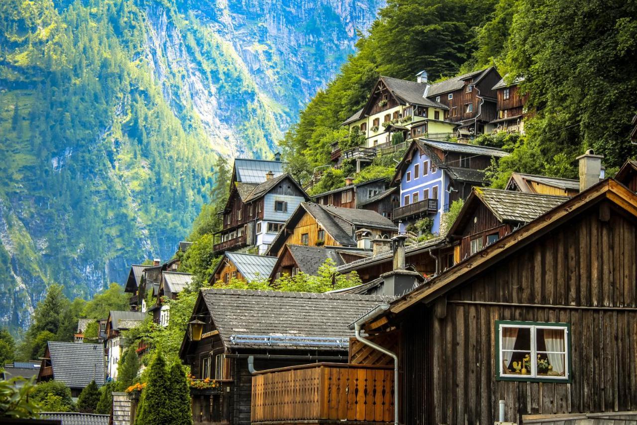 Haus Am Hof - 15Th Century House At The Lake, Near The Marketplace, With A Balcony Hallstatt Kültér fotó